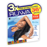 Sensationnel Synthetic Braid - 3X RUWA PRE STRETCHED BRAID 36